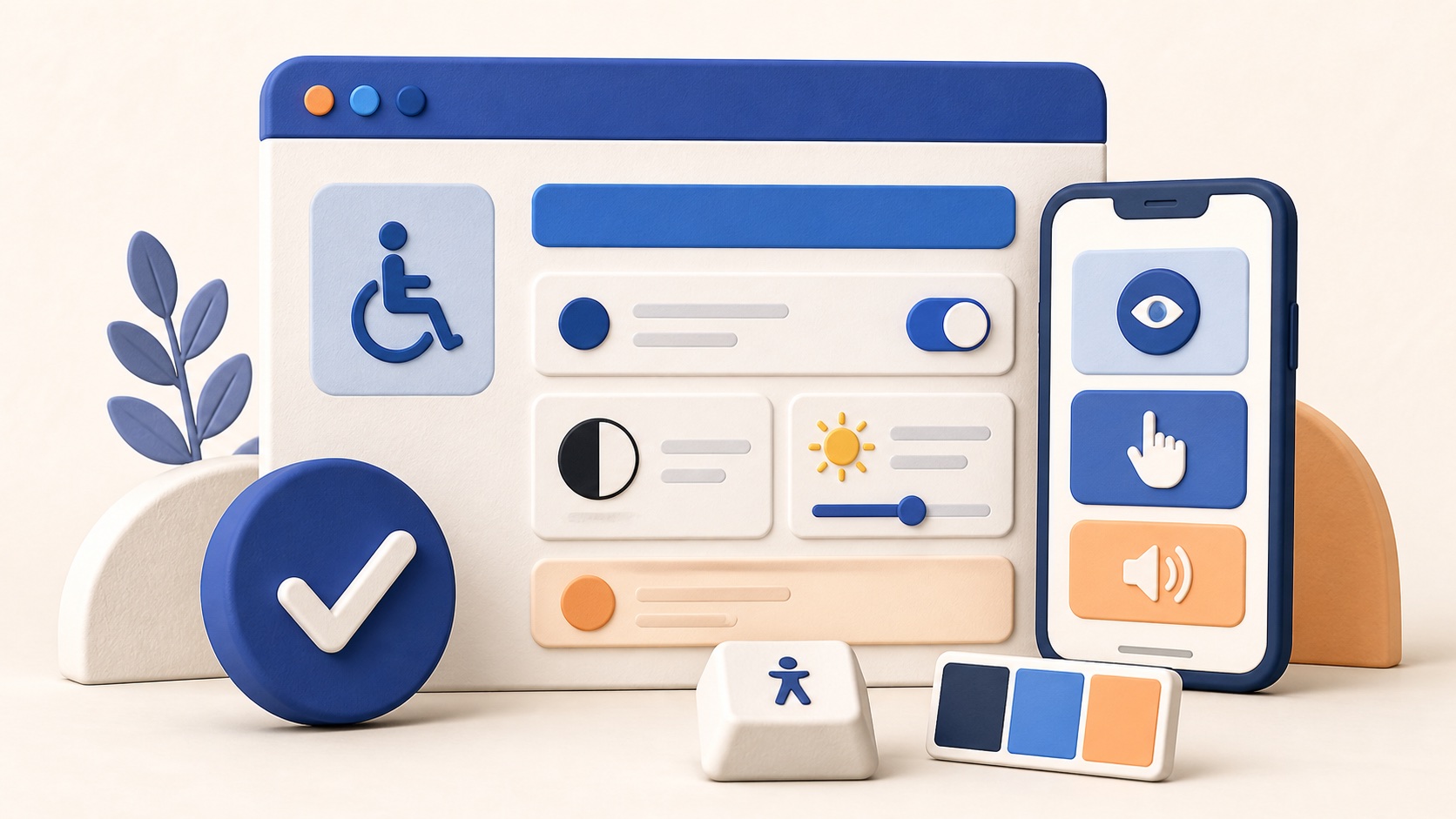 Illustration zum Artikel: BFSG 2026: Was Fahrdienst-Websites und Apps jetzt brauchen