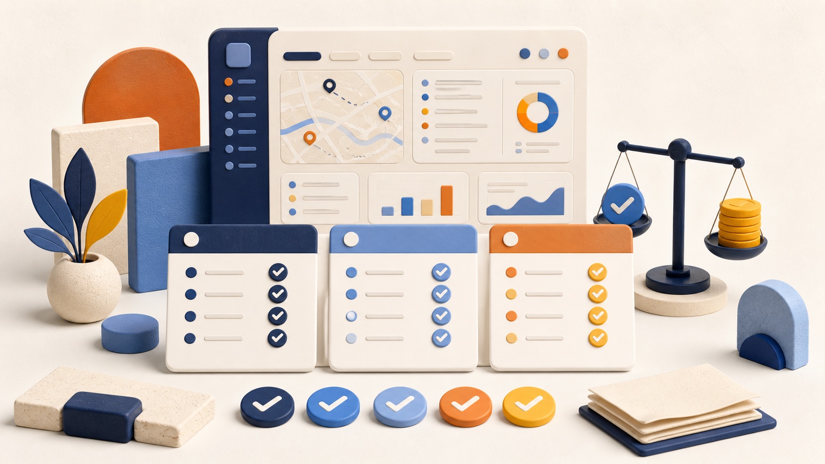 Illustration zum Artikel: Dispositionssoftware für Fahrdienste: Funktionen, Kosten und Auswahl