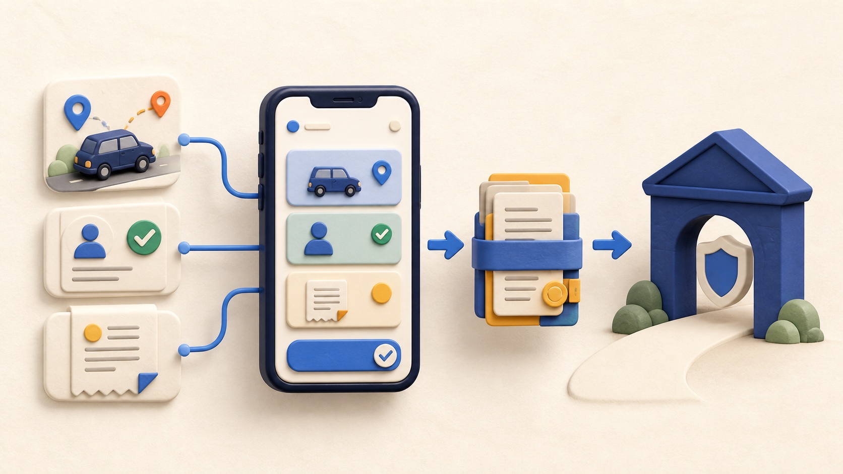 Illustration zum Artikel: Patientenfahrten mit der Krankenkasse abrechnen: Was eine App kann — und was nicht